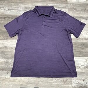 Reebok Golf Polo Shirt 3XLT XXXLT Stretch Performance Summer Lightweight Purple